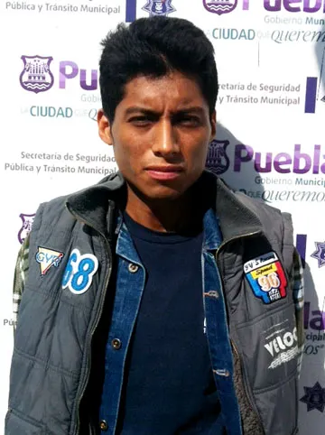Tránsito Municipal de Puebla aseguró a sujeto acusado de lesiones