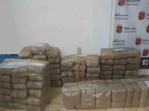 Aseguran cerca de 100 kg de mariguana en Arriaga, Chiapas