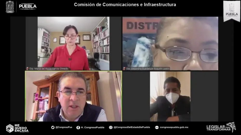 Aprueba Congreso del Estado, en Comisión, exhorto para pedir programa de inversión carretera en la Mixteca de Puebla