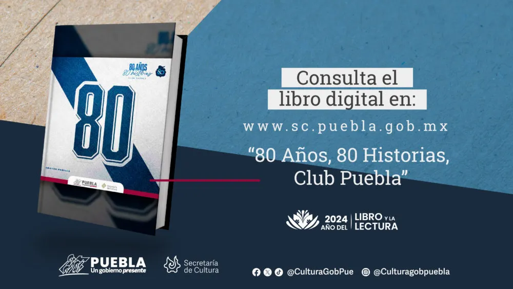 Libro Conmemorativo 80 Aniversario Club Puebla