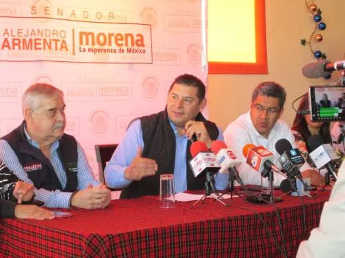 Armenta afirma que tiene trayectoria y respaldo social para ser medido en encuesta