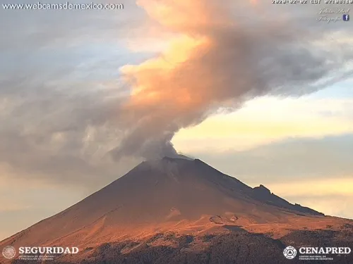 Registra Popocatépetl 79 exhalaciones
