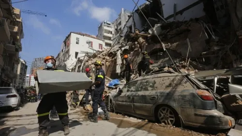 Detienen a 16 funcionarios de Líbano tras explosión en Beirut