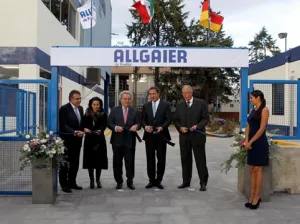 RMV inaugura la planta alemana Allgaier en el Parque Industrial Chachapa