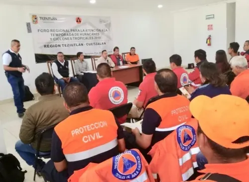 SGG establece mesa de trabajo en región Teziutlán- Cuetzalan ante temporada de huracanes