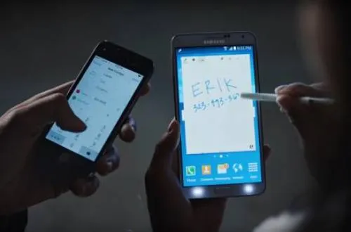 Así se burló Samsung de iPhone en menos de un minuto