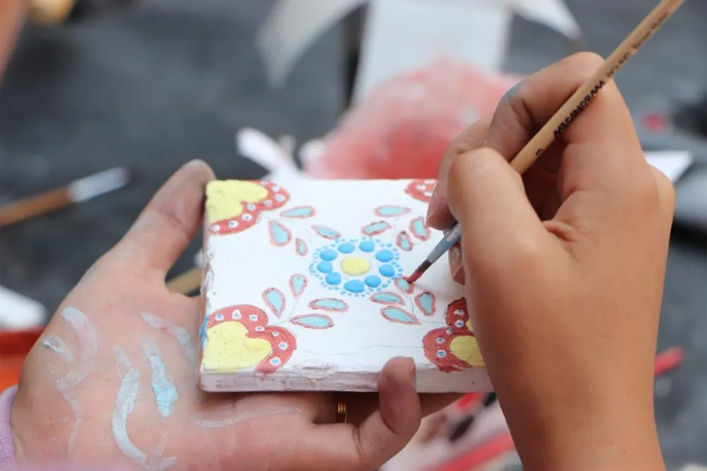Taller pintura con cal