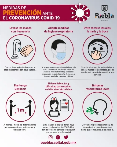Gobierno de la Ciudad comparte medidas preventivas contra el coronavirus