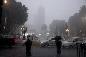 Severas inundaciones y árboles caídos deja torrencial aguacero