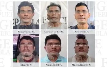 Aprehenden a seis presuntos responsables de violencia familiar en Puebla