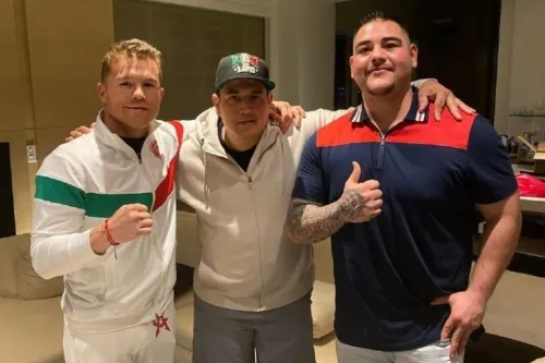 Andy Ruiz Jr se une al equipo del Canelo, será entrenado por Eddy Reynoso