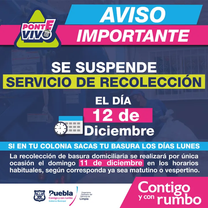 Suspension De Servicio De Limpia.