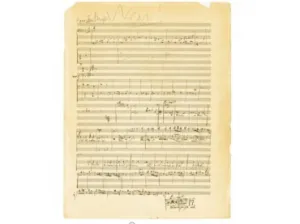 Sotheby’s subastará partitura más cara del mundo