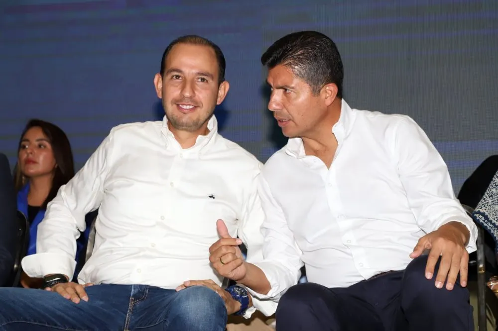 Marko Cortés y Eduardo Rivera