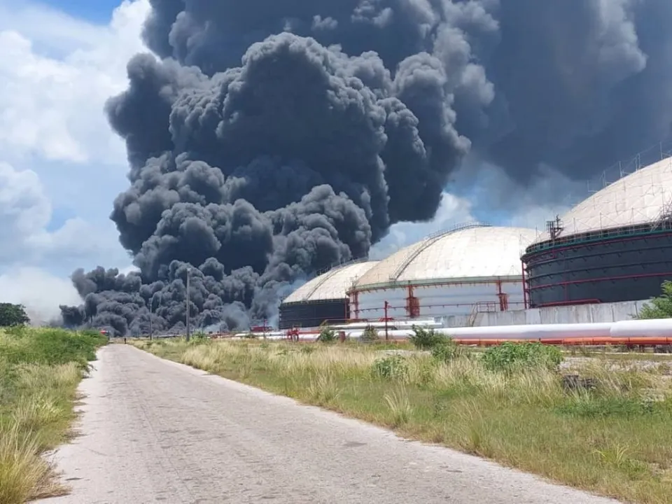 Incendio Cuba