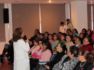 ISSSTE se suma a la lucha contra el cáncer de mama con conferencias