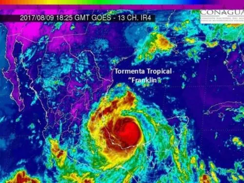 Alerta Conagua que esta tarde “Franklin” será huracán
