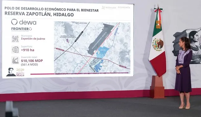 Sheinbaum destaca inversiones por 147 mil mdp en el Podecobi de Zapotlán, Hidalgo