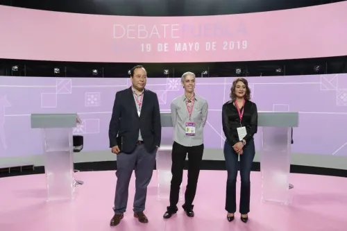 Todo listo para el debate entre candidatos a la gubernatura de Puebla