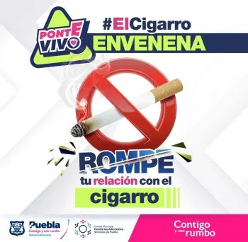 COMCA de Puebla llama a romper relaciones tóxicas con el tabaco