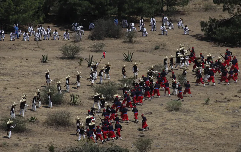 escenificación Batalla del 5 de Mayo