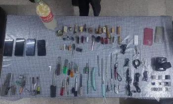 Asegura Policía Estatal más de mil artículos en centros penitenciarios