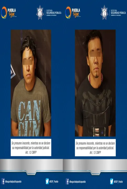 En reacción inmediata SSP aseguró a dos asaltantes en la autopista México-Puebla
