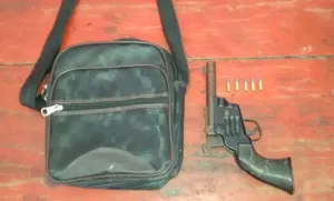 Aseguran estatales a hombre en posesión de un arma de fuego sin licencia