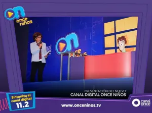 Transmite Canal Once programación sólo para niños