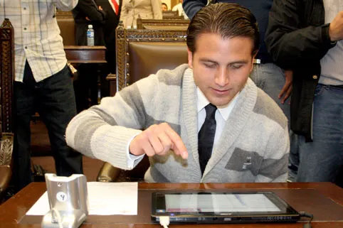 No funcionó el tablero electrónico en el Congreso