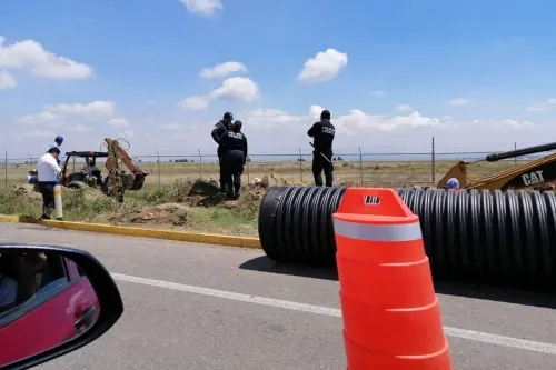 En beneficio de 30 mil habitantes y 27 empresas, CEASPUE inicia proyecto pluvial y sanitario