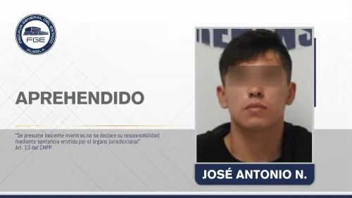 Cumple FGE aprehensión de joven que agredió sexualmente a su primo