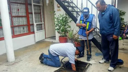 Agua de Puebla realiza acciones de limpieza y mantenimiento a medidores