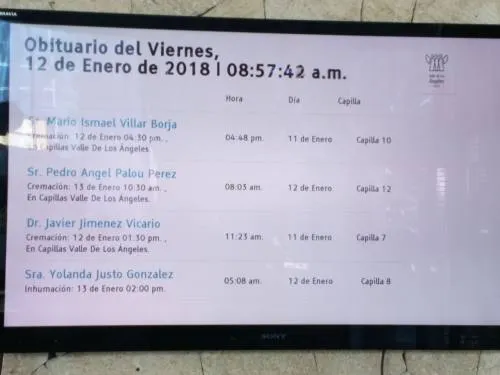 Restos de Pedro Ángel Palou serán cremados este sábado