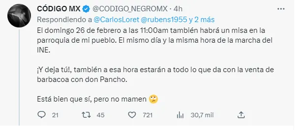 Reacciones en Twitter Carlos Loret