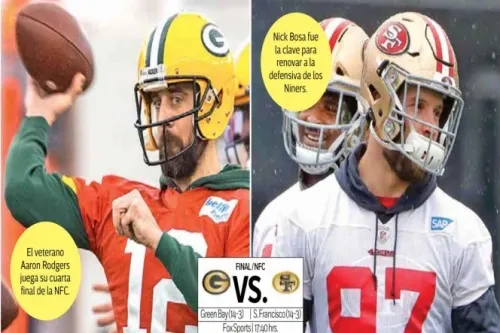 Metamorfosis total; Green Bay y San Francisco dieron grandes vuelcos