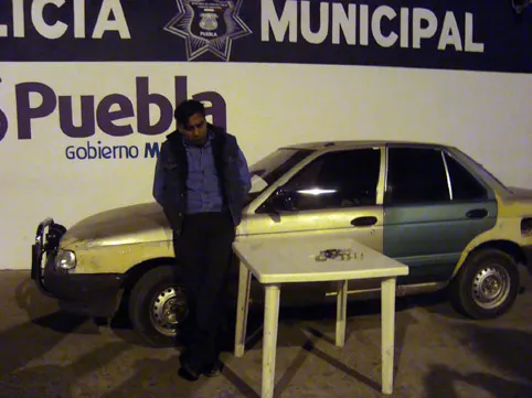Policía Municipal aseguró a sujeto con arma de fuego