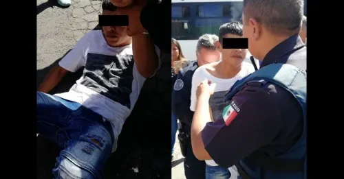 Detienen a menor de edad por asalto en la colonia Los Pinos Mayorazgo