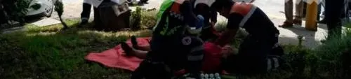 Se origina choque y atropellamiento frente al Panteón Municipal