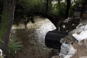 Conagua se deslinda del desbordamiento del Río Chinguiñoso