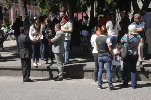 Efectúa Protección Civil simulacro de sismo en primer cuadro capitalino
