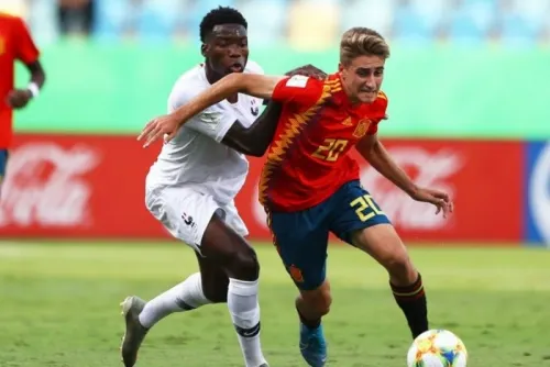 Francia golea 6-1 a España y está en semifinales de Mundial 2019 Sub 17