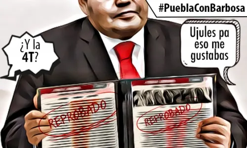 Encuestas echan por tierra la especie de que #PueblaEstaConBarbosa