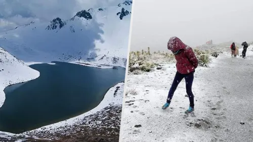 El Nevado de Toluca registra su primera nevada del año