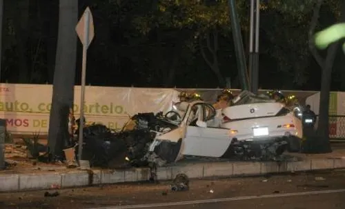 Conductor del BMW que se estrelló  en Reforma y Lieja iba drogado