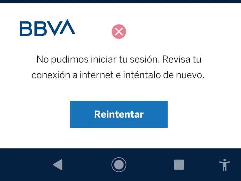 BBVA presenta intermitencias en sus servicios; usuarios reportan problemas con la app
