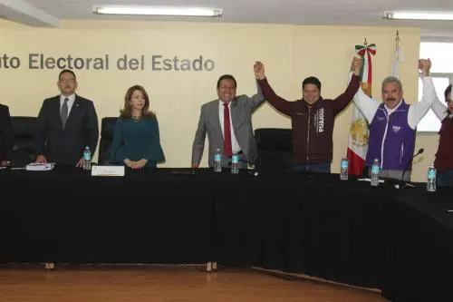 Morena-PT-PES registran alianza que no será de membrete sino para transformar a Puebla