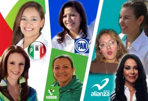 Candidatas en Puebla festejan en familia el 10 de mayo