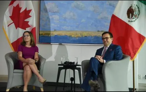 México y Canadá acuerdan debatir temas complejos en sexta ronda de TLCAN
