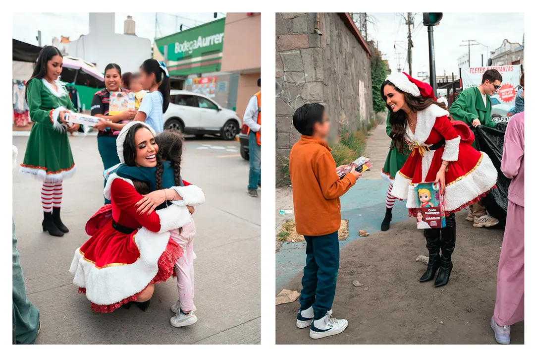 La diputada local Elvia Graciela Palomares Ramírez encabezó la entrega de más de tres mil juguetes a niñas y niños del Distrito 16